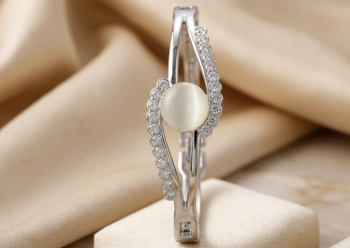 Celeste Glow Silver-Plated Bracelet