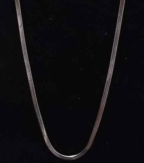 Classic Silver-Plated Snake Chain