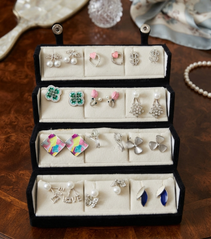 Assorted Stud Earrings Collection Box