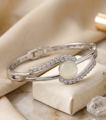 Celeste Glow Silver-Plated Bracelet