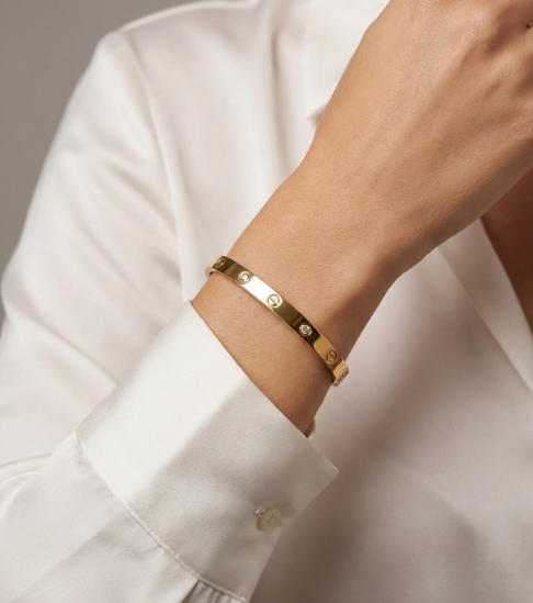 Imperial Glow Gold Plated Bracelet