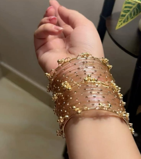 Kashmiri Bangles Set with Glass Chudiyan